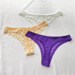3pcs/set Transparent Thong