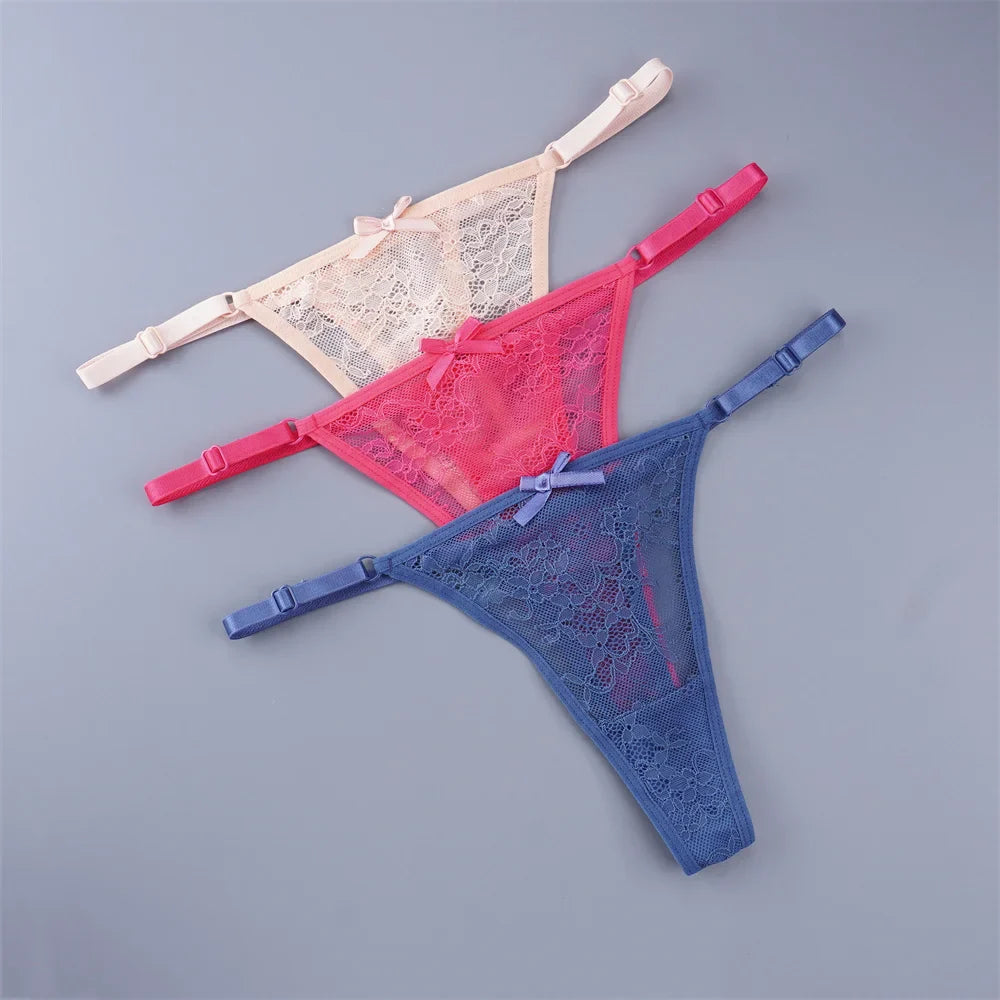 3ps Sexy Ultra Thin Transparent Lace Thong