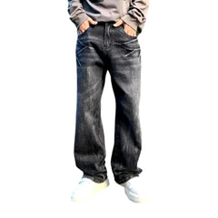 Mid rise baggy vintage jeans for men