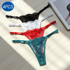 4PCS Adjustable Thong