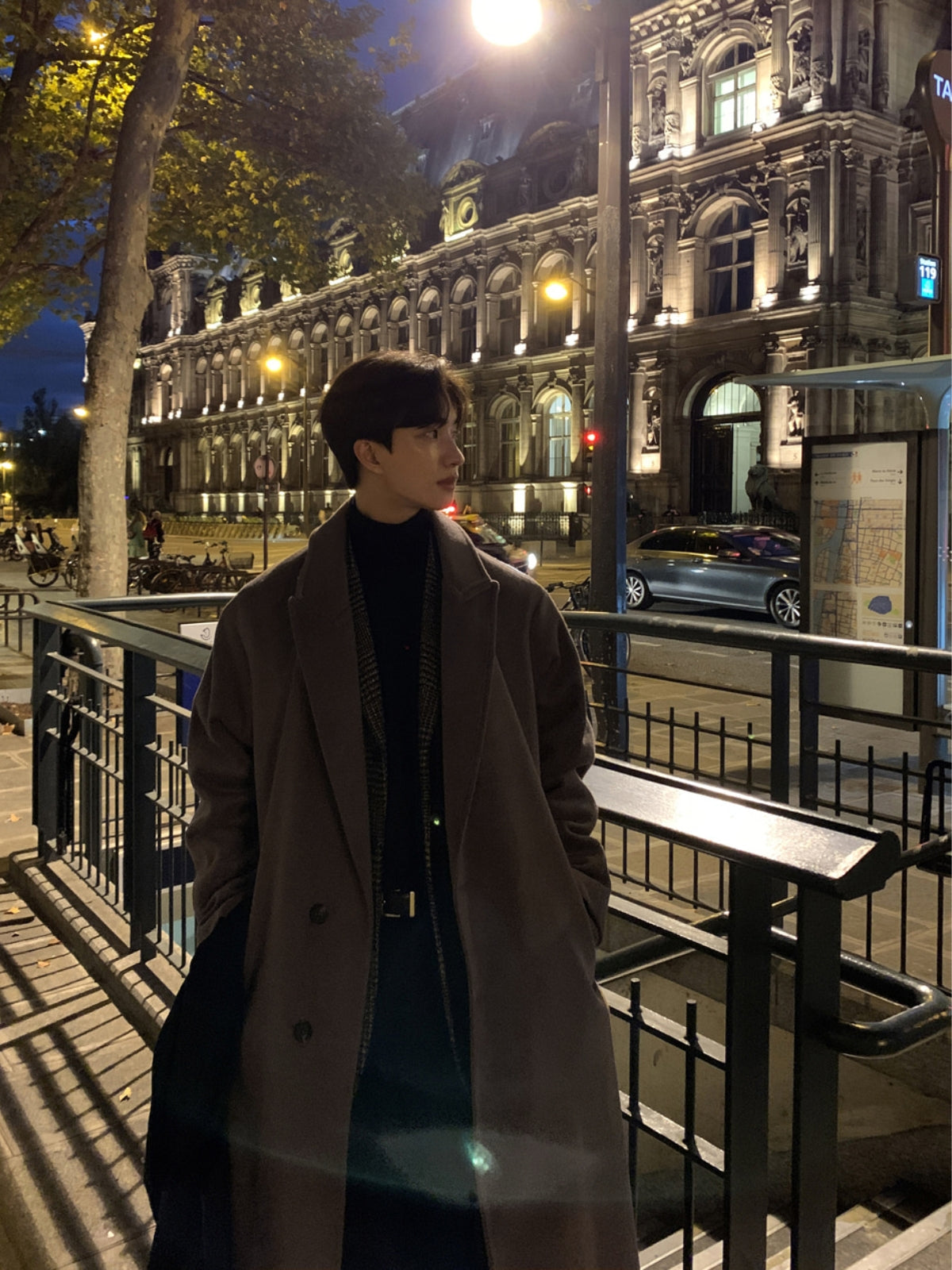 Loose Long Thick Cashmere Coat