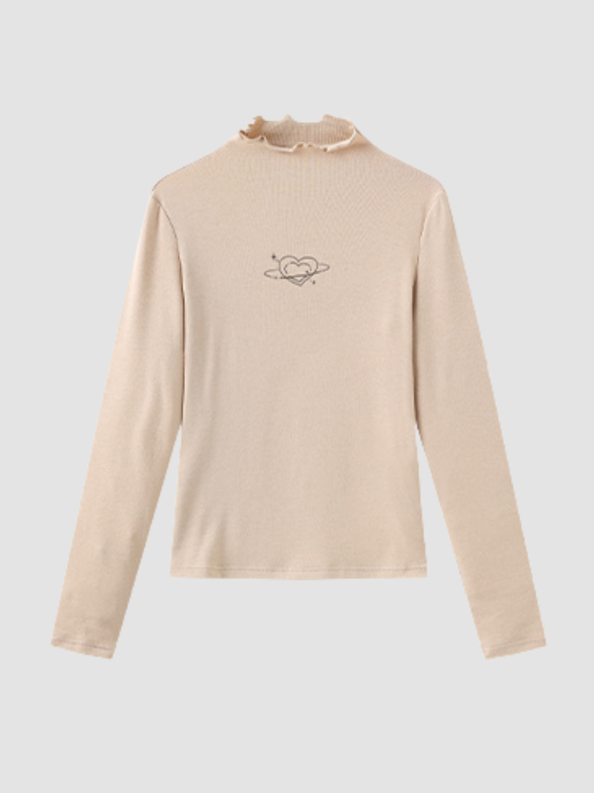 Half Turtleneck Long Sleeve Top
