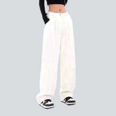 Vintage front seams jeans for women