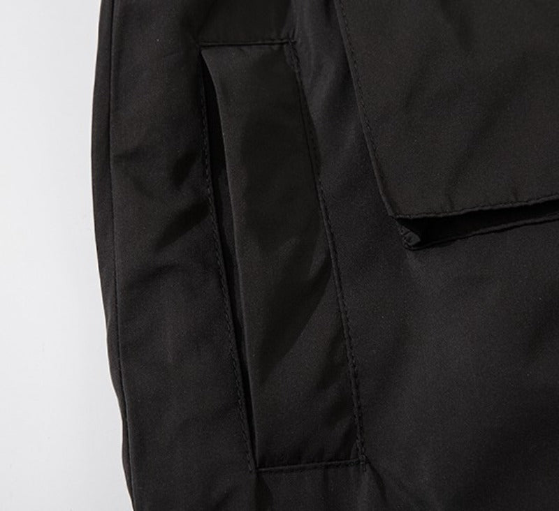 Multipockets Techwear Cargo Hooded Jacket