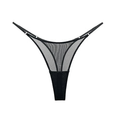 4pcs Pink High Cut Thong