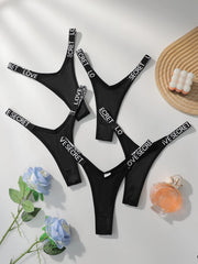 5 PCS Women's sexy Thong