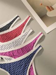 5 pieces of women's sexy multi-color Thong