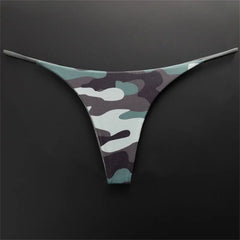 5PCS Leopard/Zebra/Camo/Solid Color Sexy Sports Cotton Thong