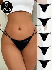 5PCS/Set Low waist Women Panties