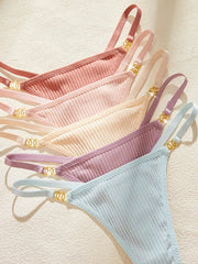 5Pcs/Set Solid Women Panties