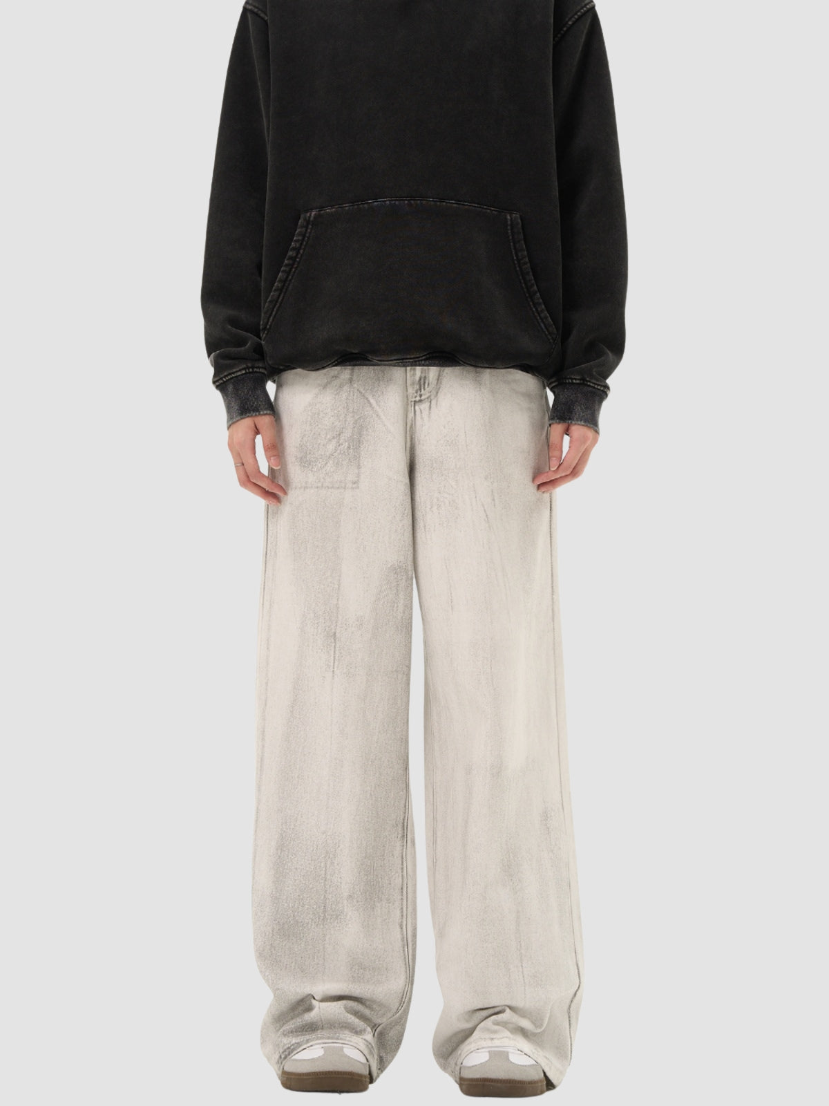 National Trend Washed Old Drape Pants