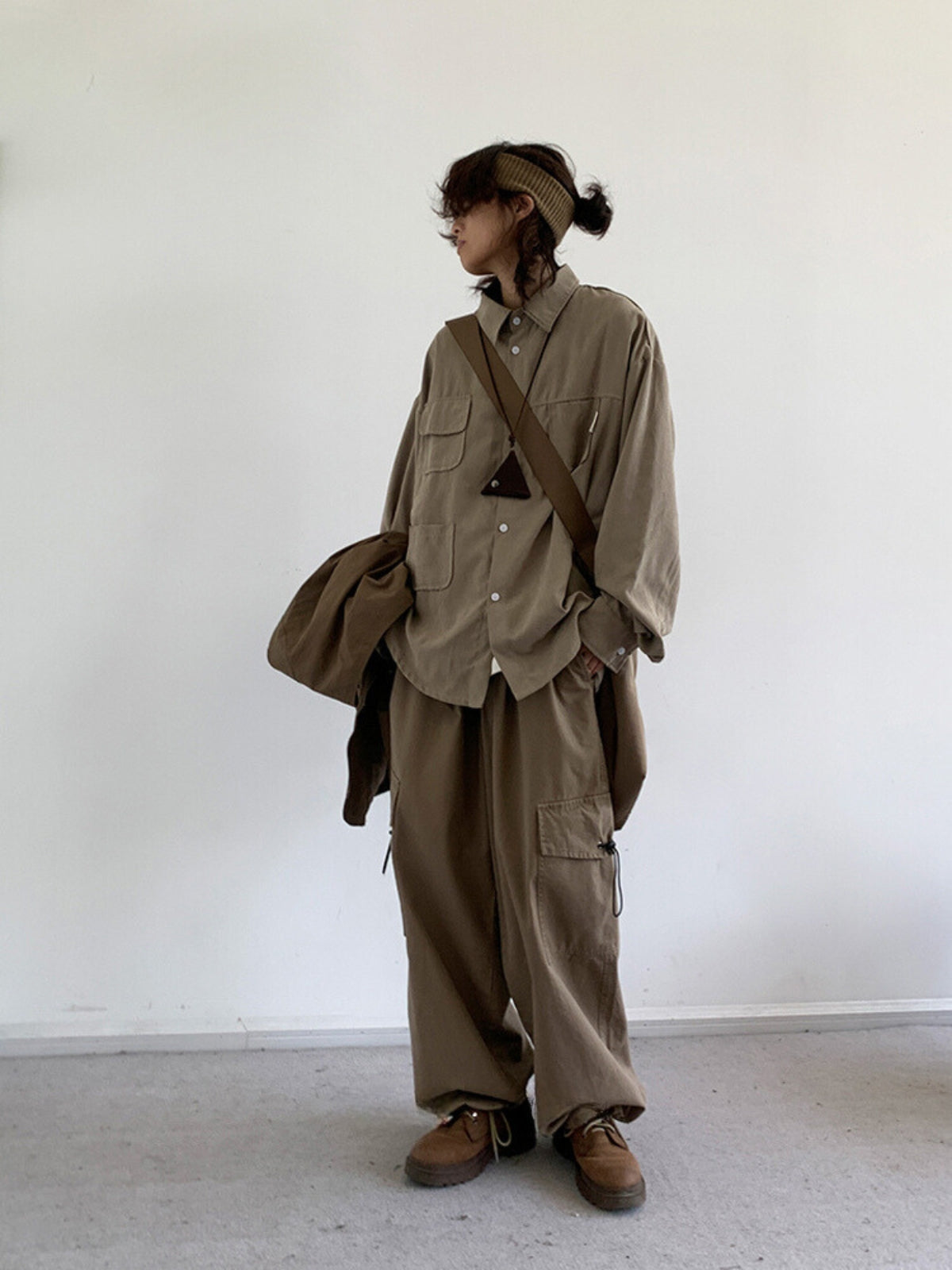 Retro Autumn Multi Pocket Shirt