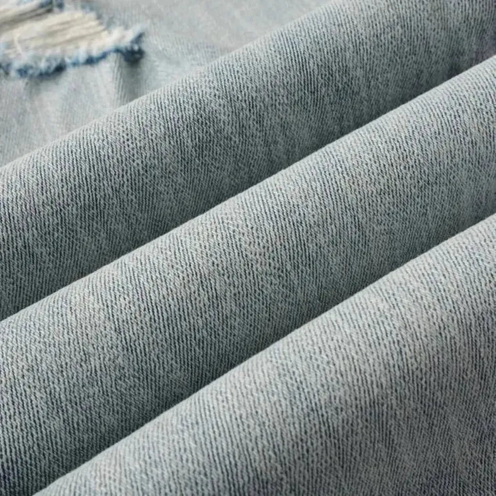 Distressed skinny jeans for men