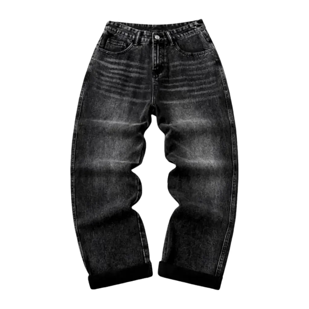 Faded 90s baggy men's jeans