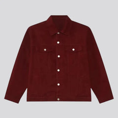 Regular fit boho colored men's denim jacket