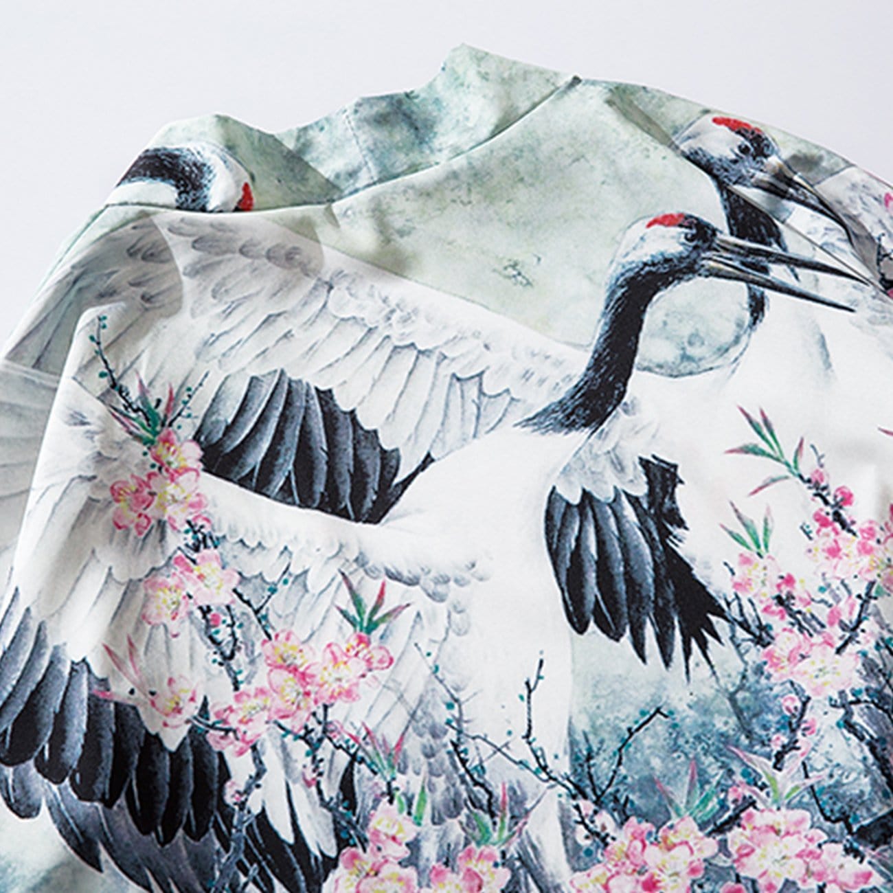Flower Crane Kimono