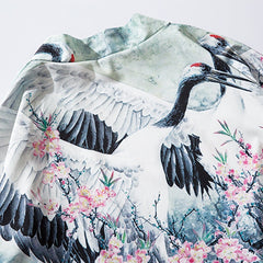 Flower Crane Kimono