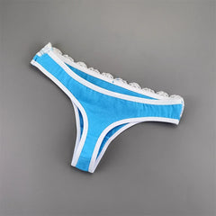 6Pcs Sweet Girls Sexy Ruffles Lace  Lolita Thong