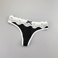 6Pcs Sweet Girls Sexy Ruffles Lace  Lolita Thong