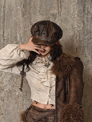 Maillard Punk Rivet Octagonal Hat