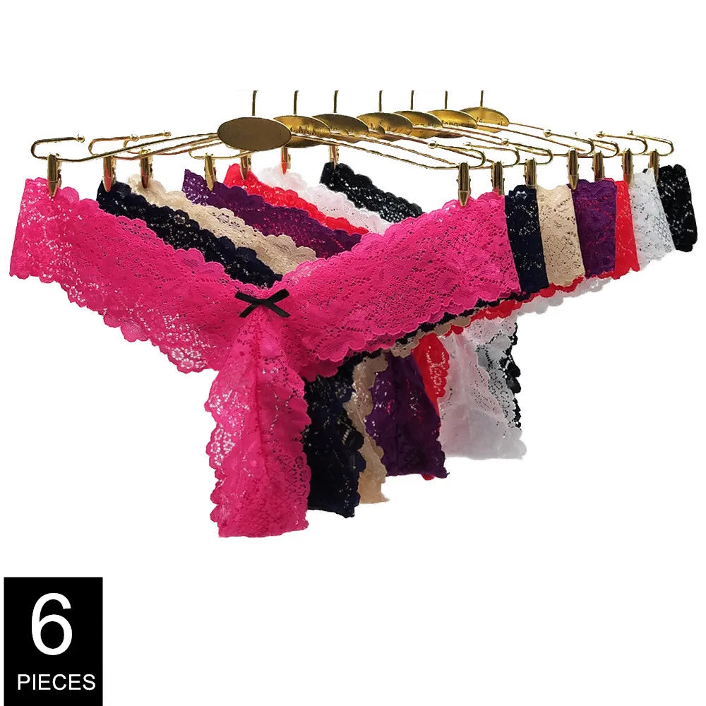 6pcs Sexy Women Thongs