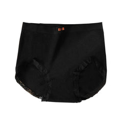 70-120 Kg High Elastic Large Size Women's Lace Trim Underwear