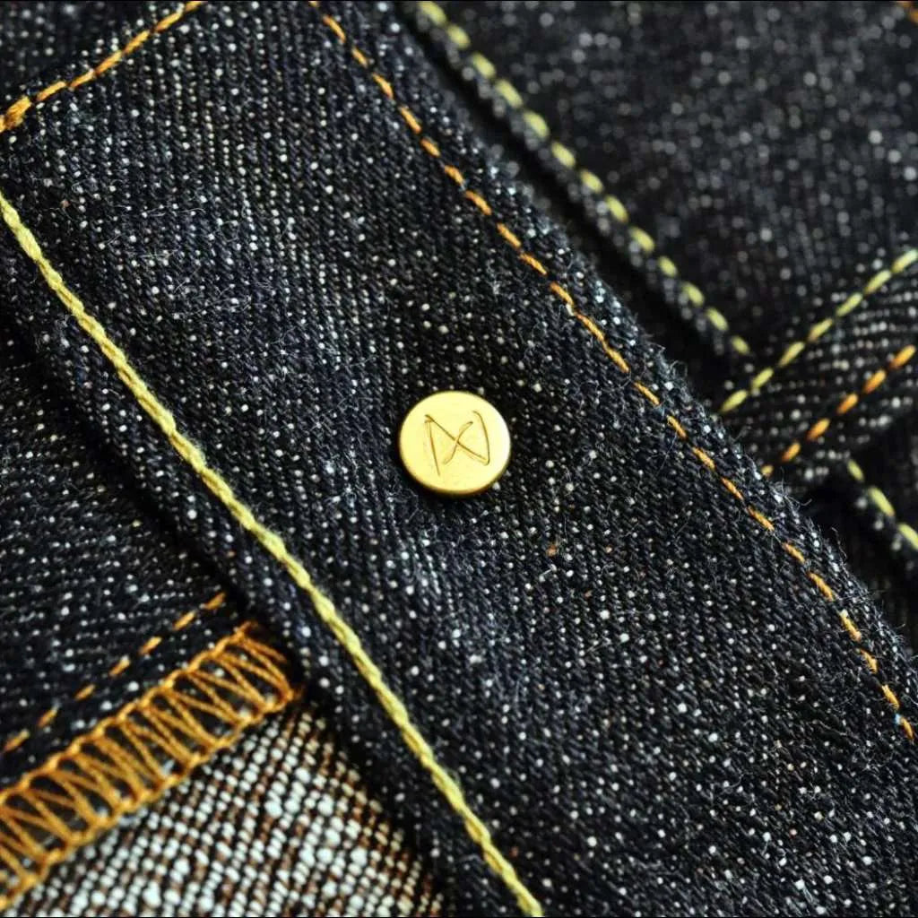Heavyweight 16.5oz men's self-edge jeans
