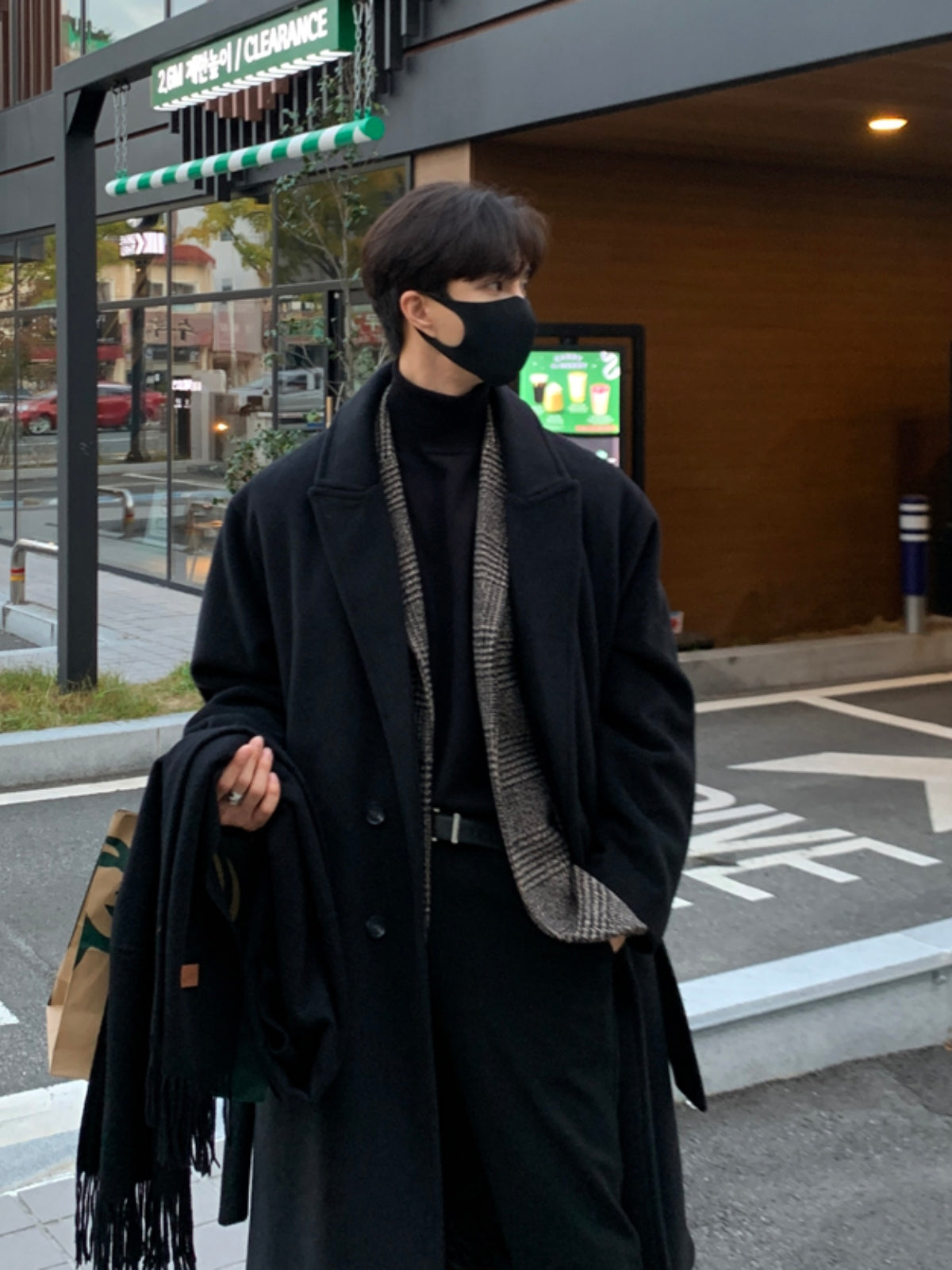 Loose Long Thick Cashmere Coat