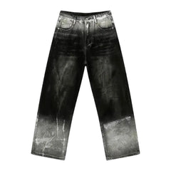 Vintage baggy two tone men's jeans