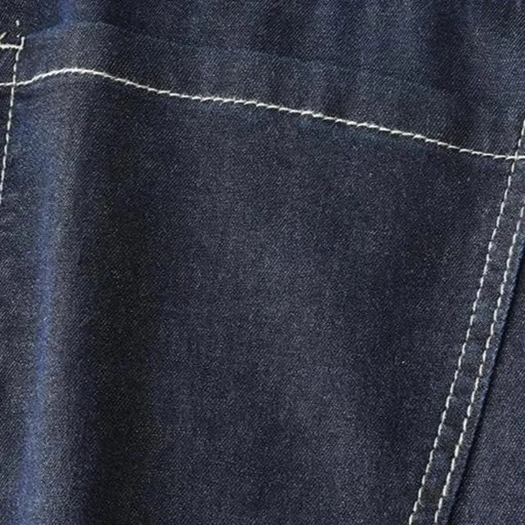 Light-wash stonewashed jeans for men
