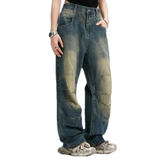 Fashionable baggy boho style jeans for men