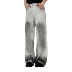 Retro slouchy boho style men's jeans