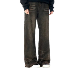 Retro fit trendy men's jeans