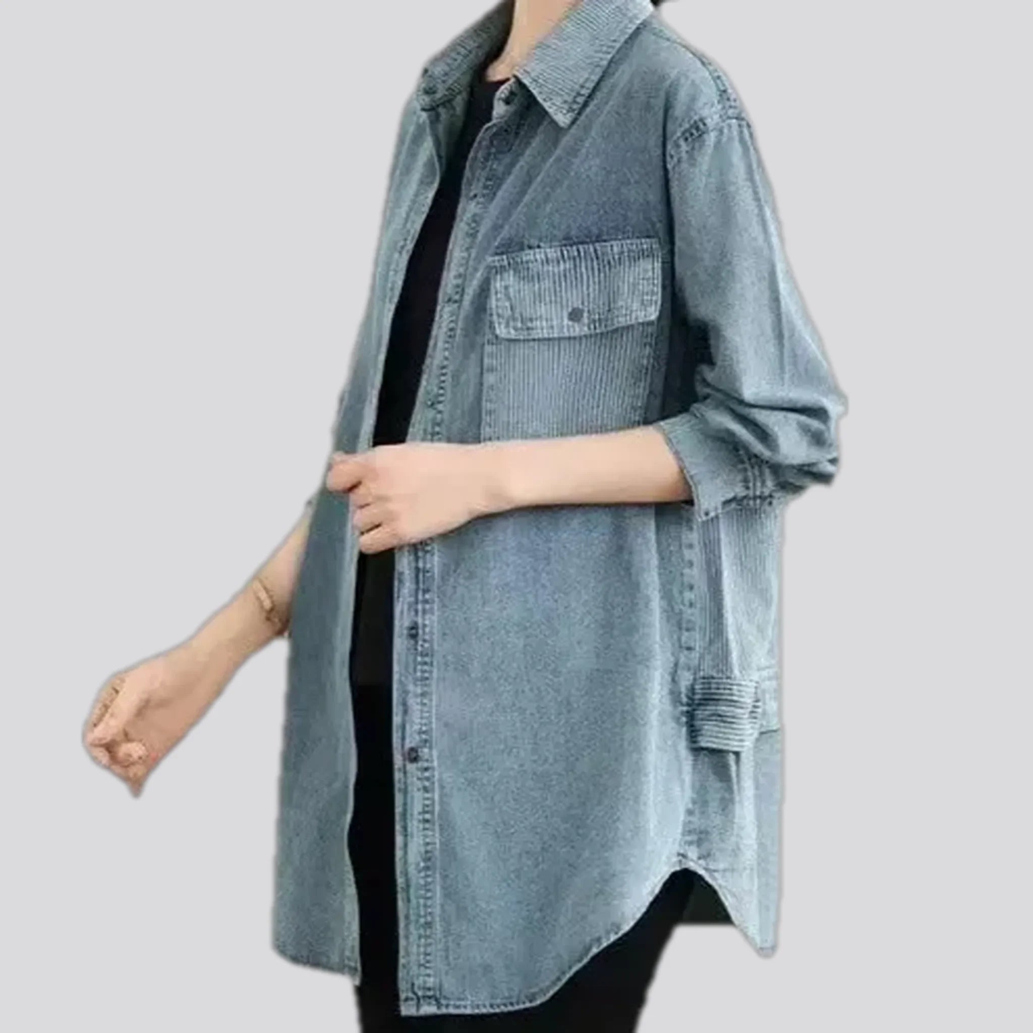 Vintage women's jean shirt