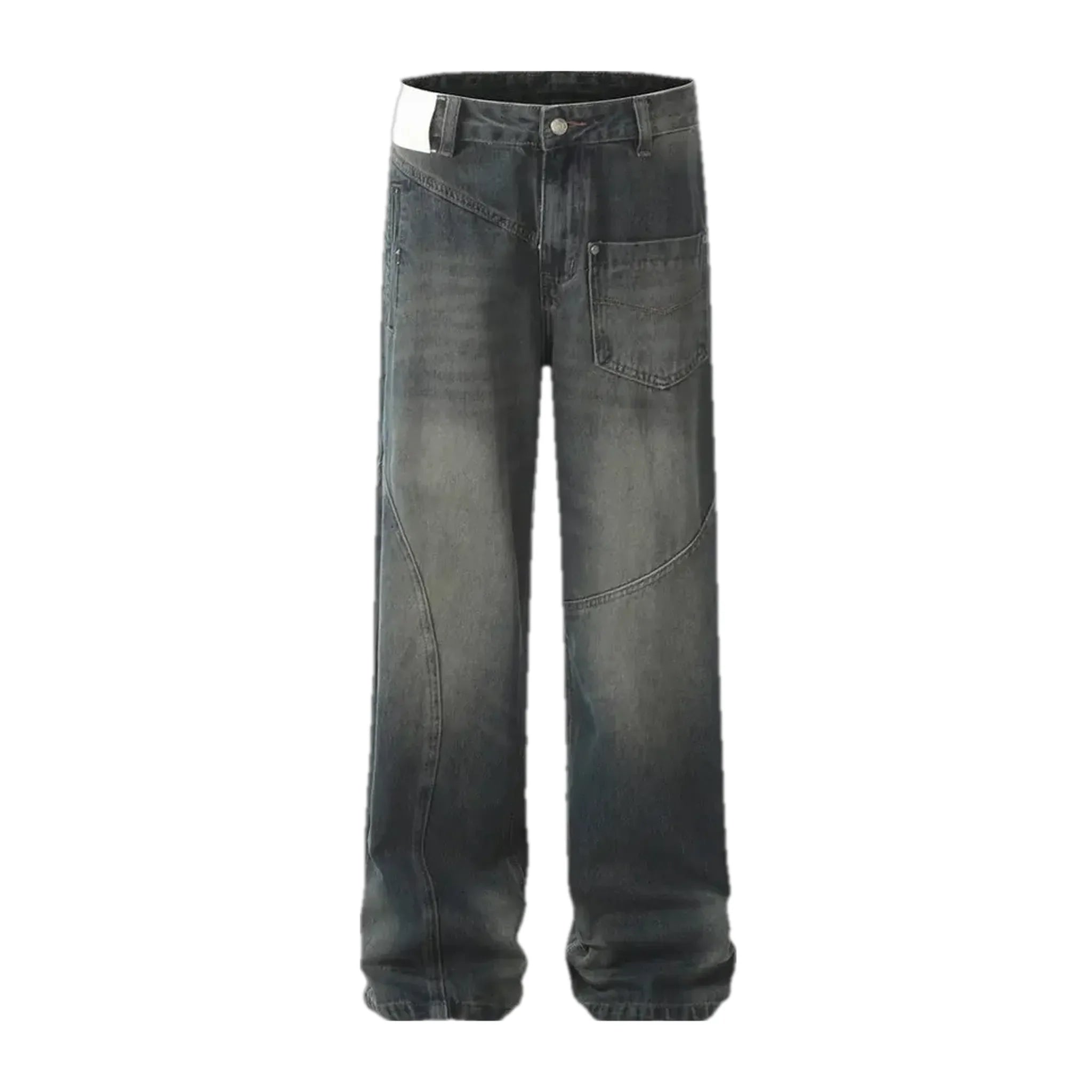 Boho fashion retro men's jeans