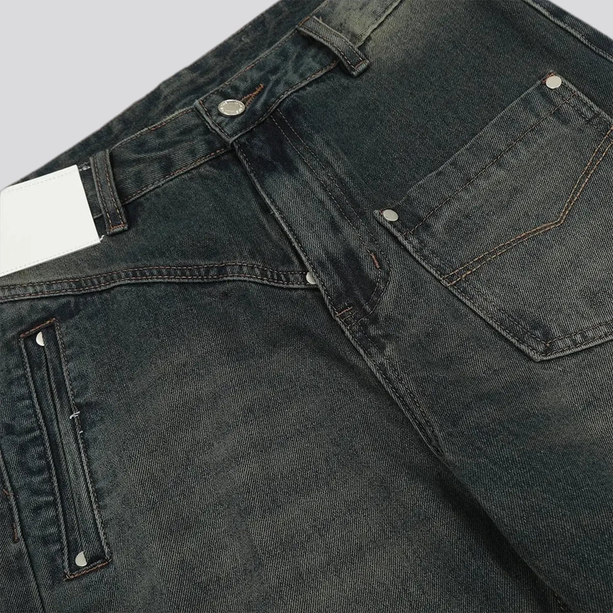 Boho fashion retro men's jeans
