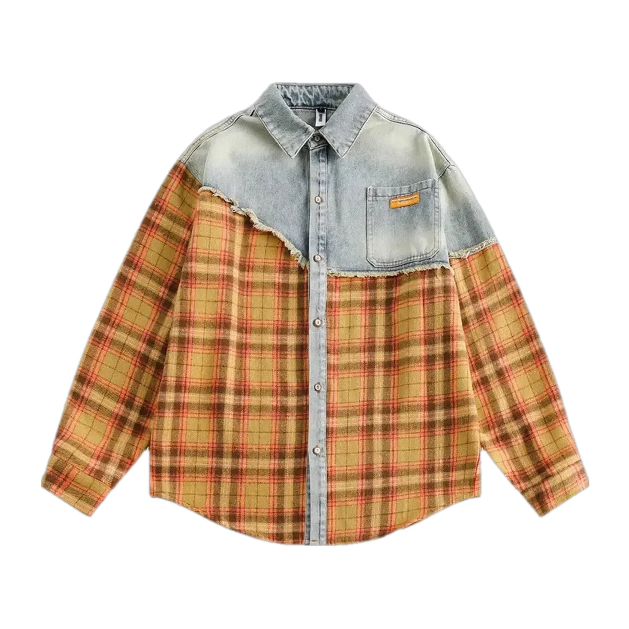 Oversized men's denim jacket