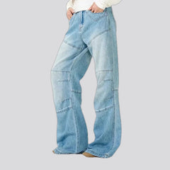 Contrast pattern fashionable jeans for men