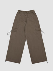 Retro Brown Wide Leg Loose Pants