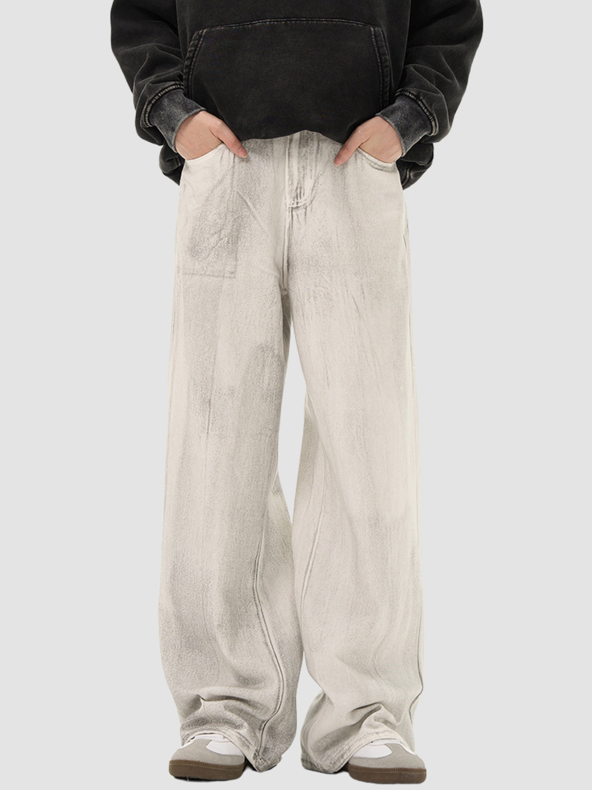 National Trend Washed Old Drape Pants