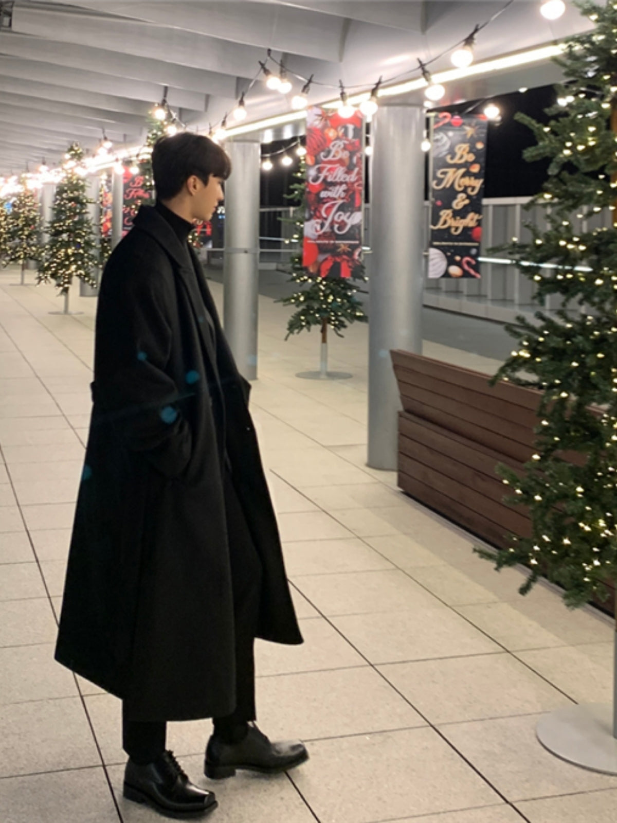 British Style Woolen Cashmere Coat