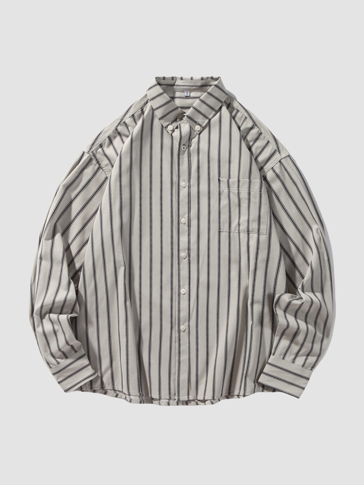 Long Sleeve Striped Casual Vintage Shirt
