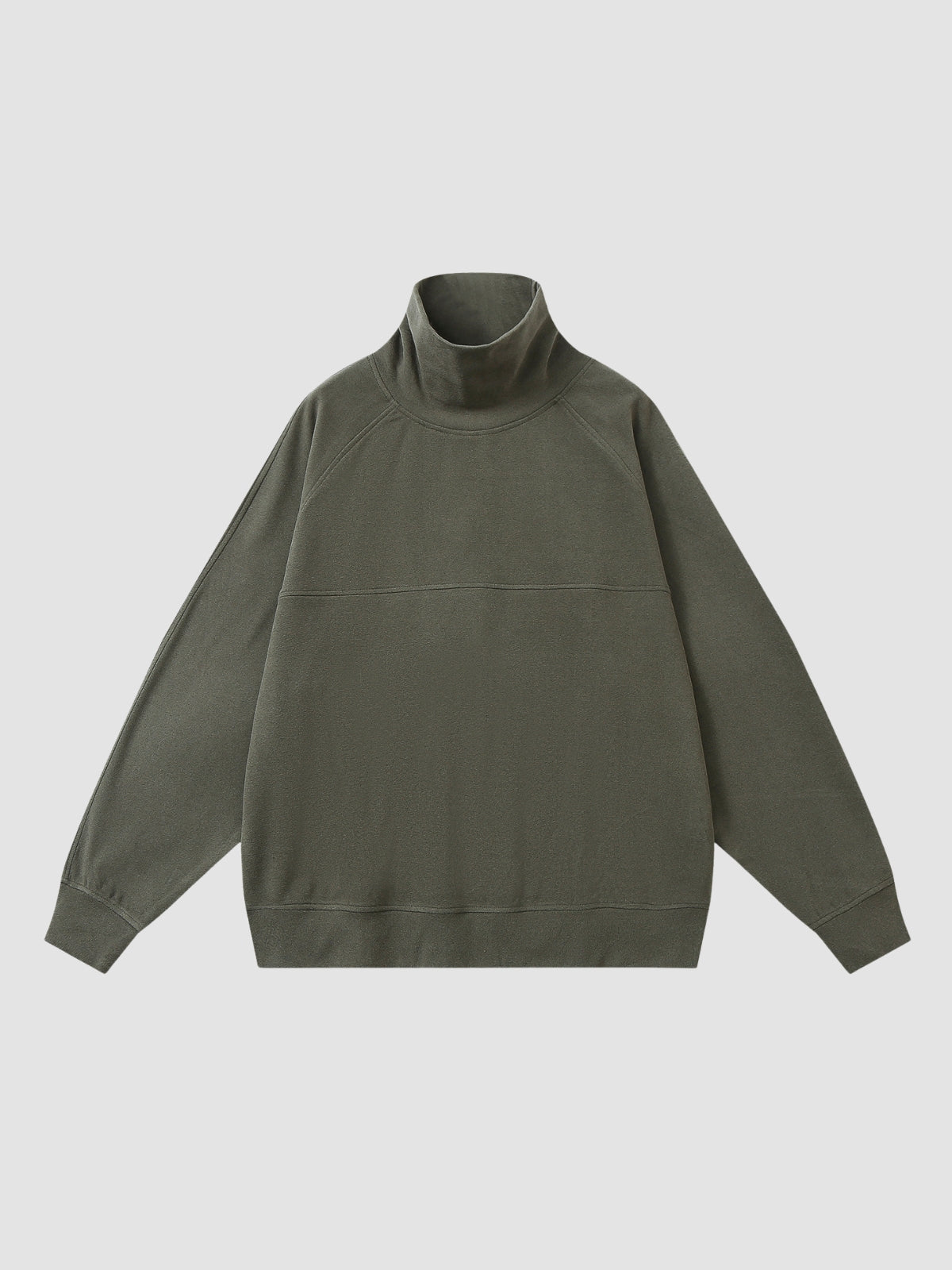 High Collar Loose Sweatshirt