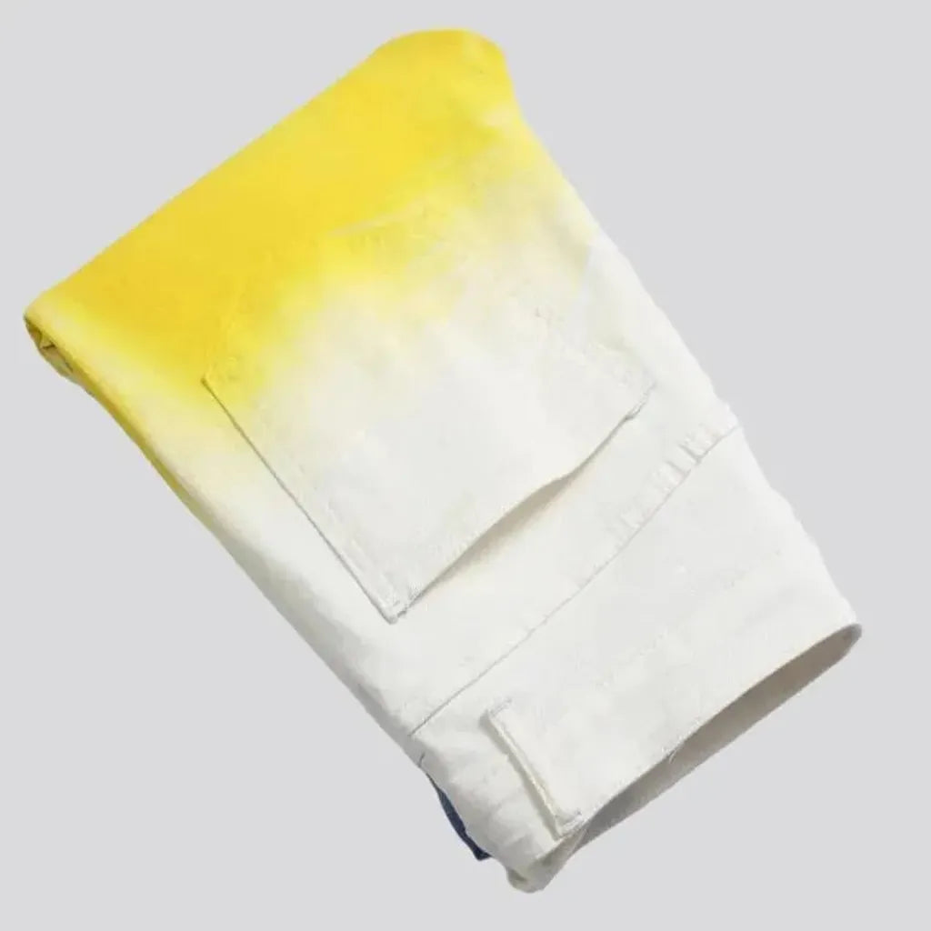 Multi-color jeans for men