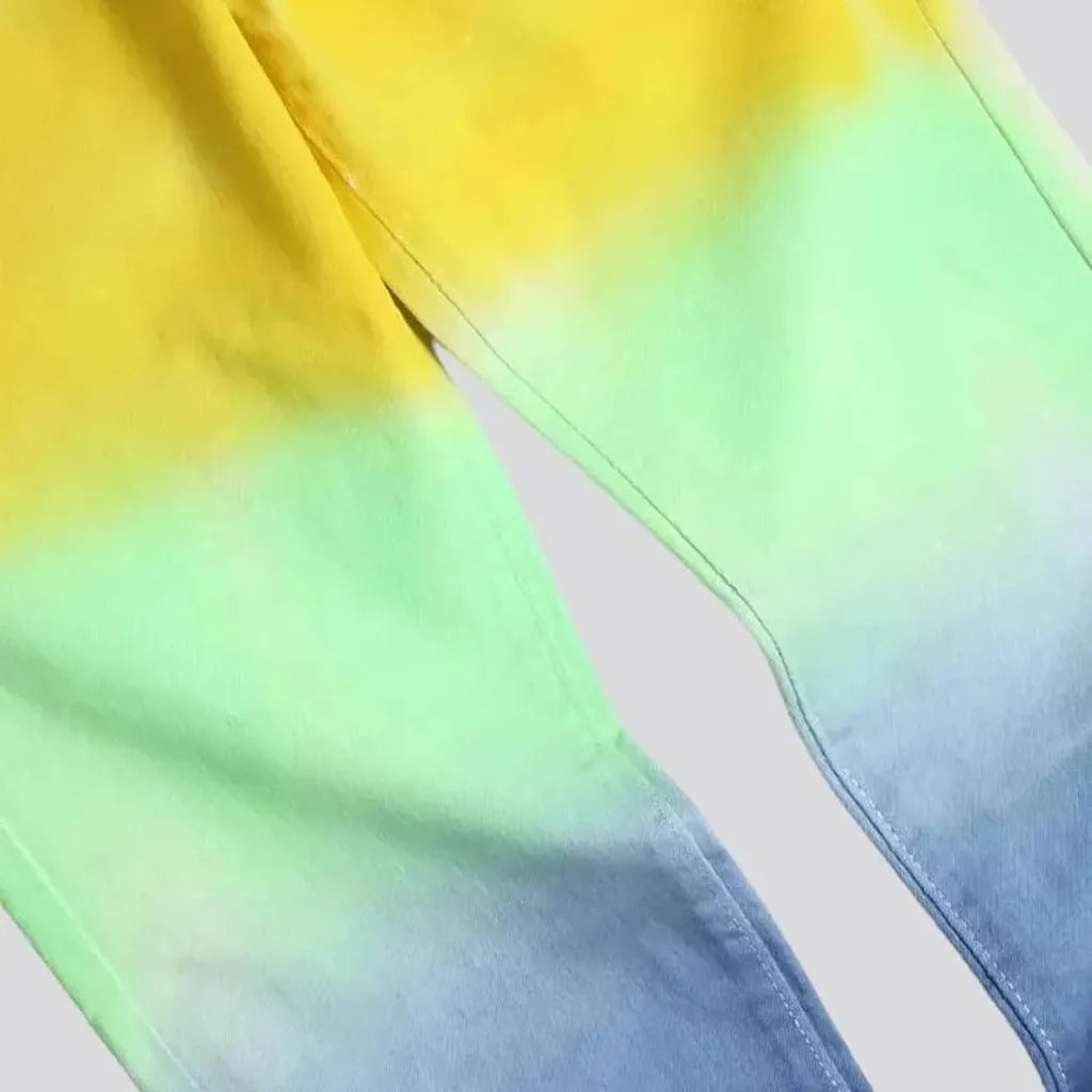 Multi-color jeans for men