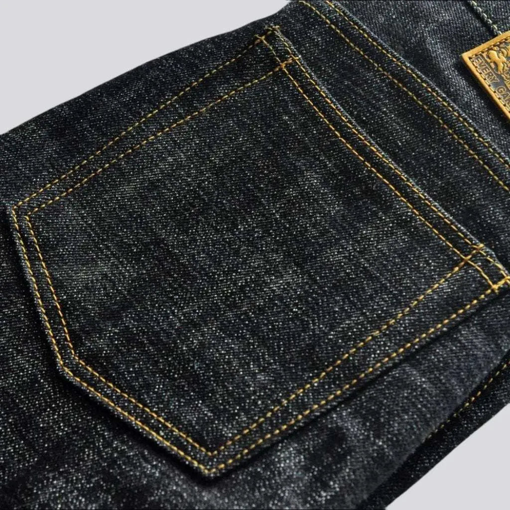 High-waist 16.5oz selvedge jeans for men