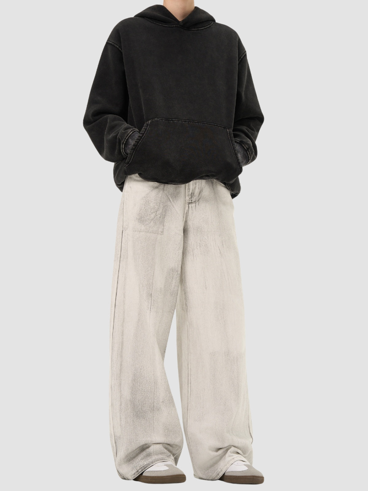 National Trend Washed Old Drape Pants