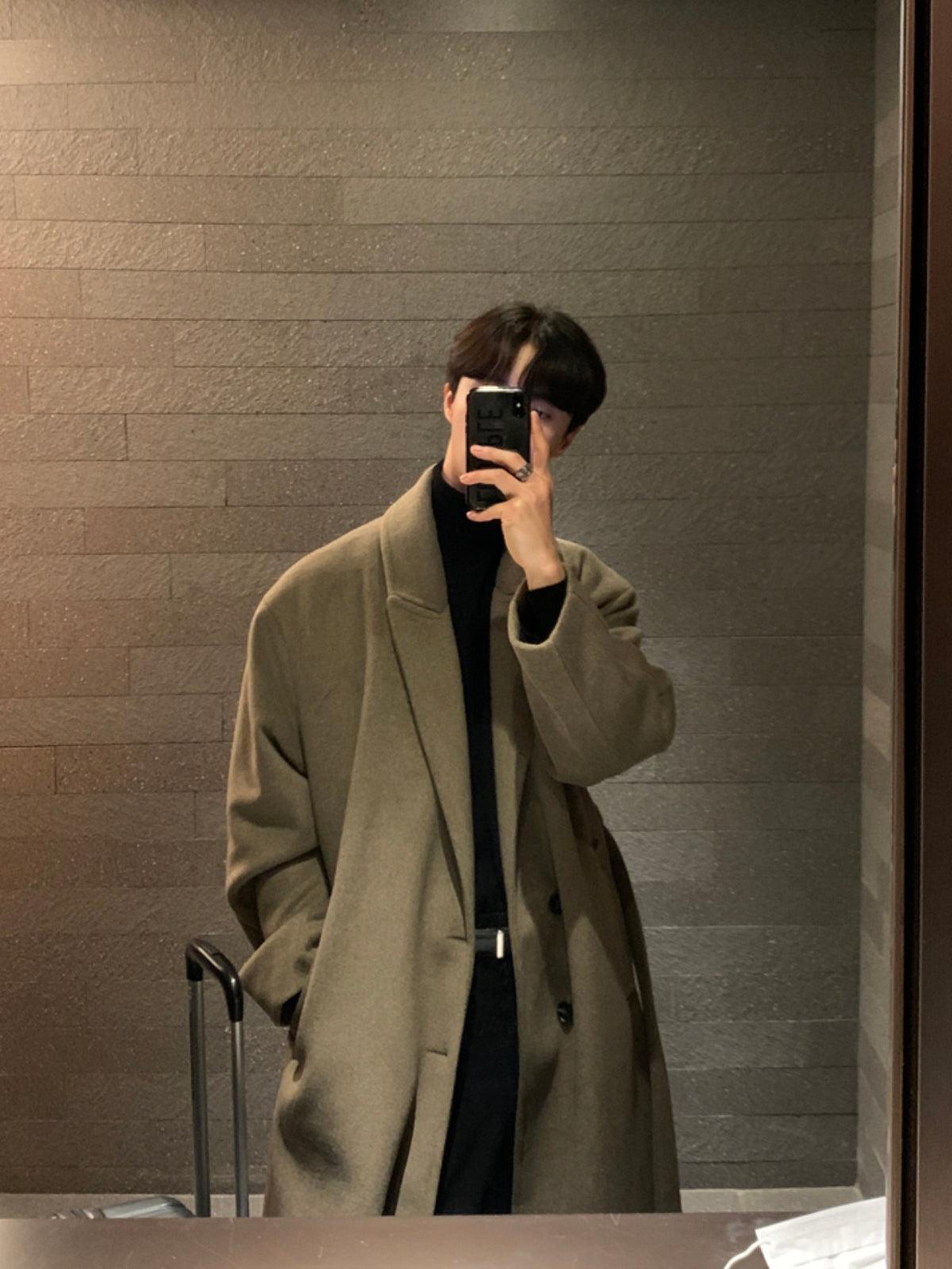Loose Long Thick Cashmere Coat