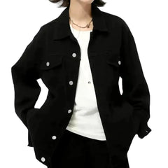 One-tone casual oversized men's jeans jacket