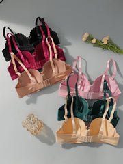 Bestselling sexy multi-color women's embroidered flower Underwear